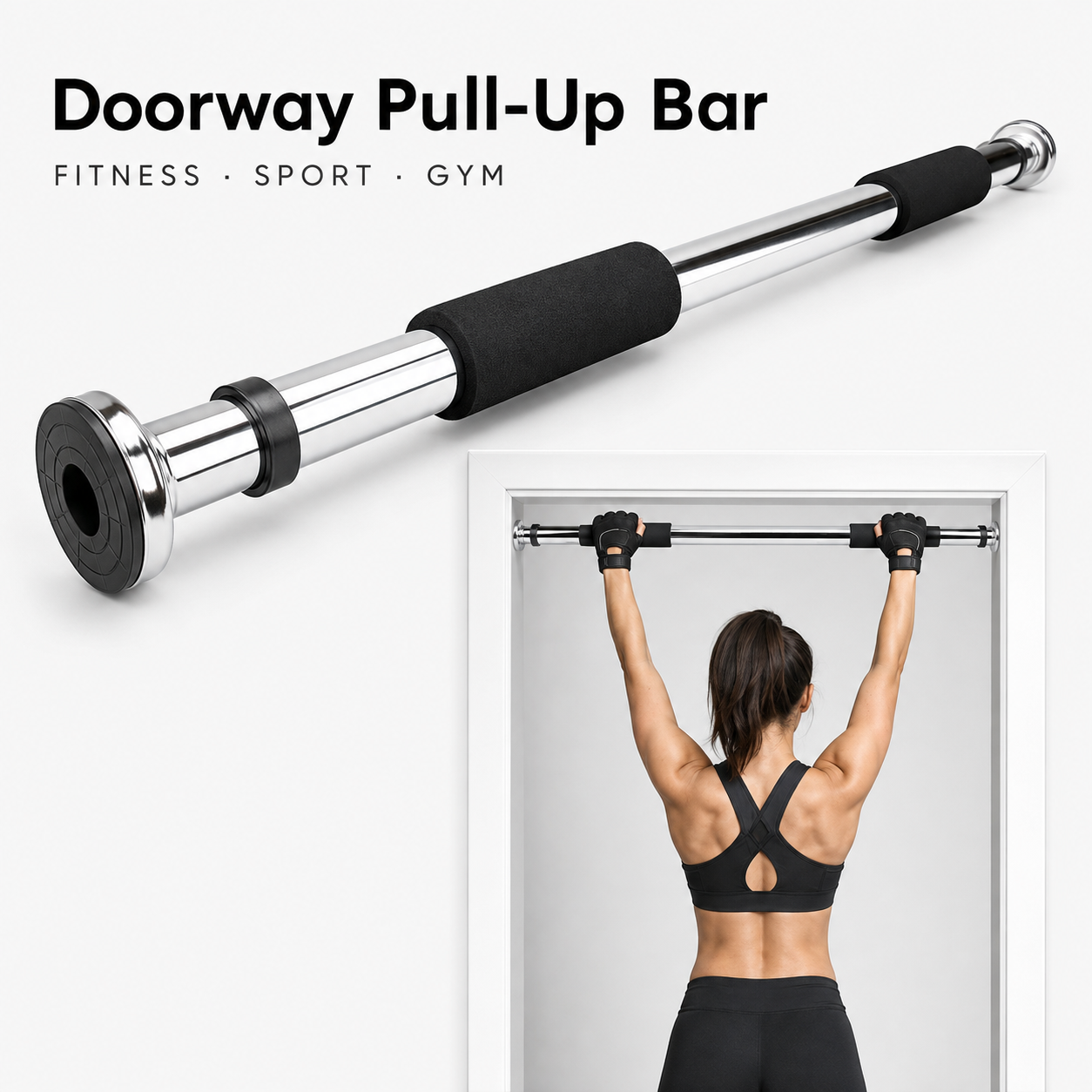 Doorway Pull-Up Bar – Transform Your Home into a Personal Gym!